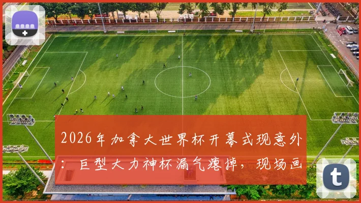 2026年加拿大世界杯开幕式现意外：巨型大力神杯漏气瘪掉，现场画面尴尬引球迷热议